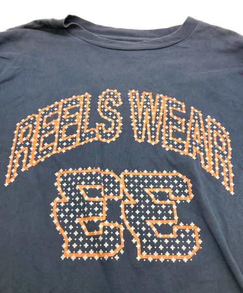 REELS（リールス）REELS (リールス) LONG SLEEVE TEE ネイビー サイズ:Lの古着・服飾アイテム