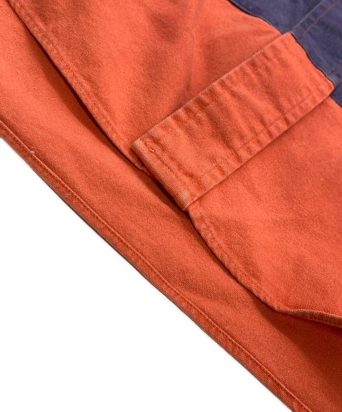 POLO RALPH LAUREN（ポロ・ラルフローレン）POLO RALPH LAUREN (ポロ・ラルフローレン) クレイジーパターンシャツ オレンジ×ネイビー サイズ:XLの古着・服飾アイテム