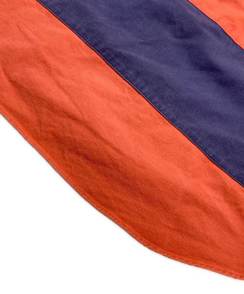 POLO RALPH LAUREN（ポロ・ラルフローレン）POLO RALPH LAUREN (ポロ・ラルフローレン) クレイジーパターンシャツ オレンジ×ネイビー サイズ:XLの古着・服飾アイテム