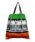 me ISSEY MIYAKE（ミーイッセイ ミヤケ）の古着「TRUNK PLEATS BAG」｜グリーン