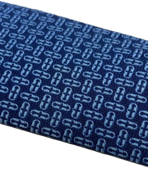 HERMES（エルメス）HERMES (エルメス) H模様シルクネクタイ ブルー サイズ:不明の古着・服飾アイテム