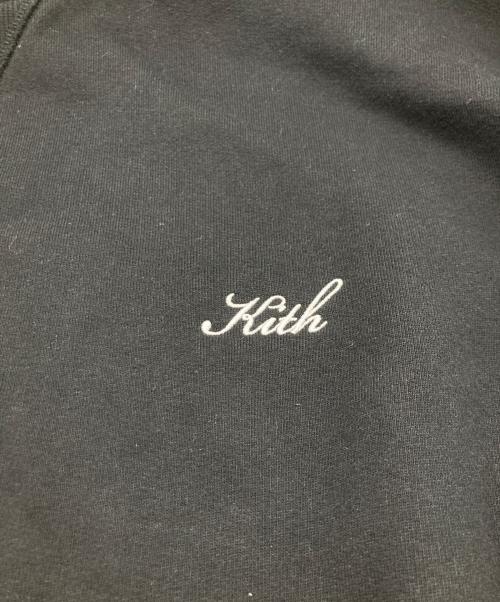 KITH（キス）KITH (キス) ワンポイントロゴスウェット ブラック サイズ:XLの古着・服飾アイテム