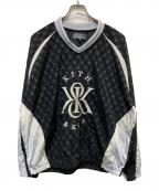 KITHキス）の古着「Dayton Combo Pullover "Black"」｜ブラック