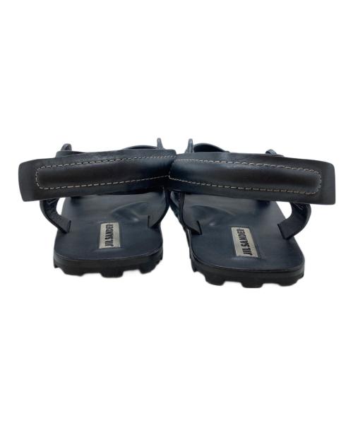 JIL SANDER（ジルサンダー）JIL SANDER (ジルサンダー) レザースポーツサンダル/Leather sports sandals ブラック サイズ:36の古着・服飾アイテム