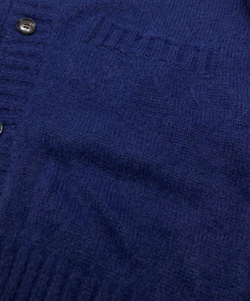 VOWELS（バウルズ）VOWELS (バウルズ) アルパカ混ニットカーディガン ネイビー サイズ:4の古着・服飾アイテム