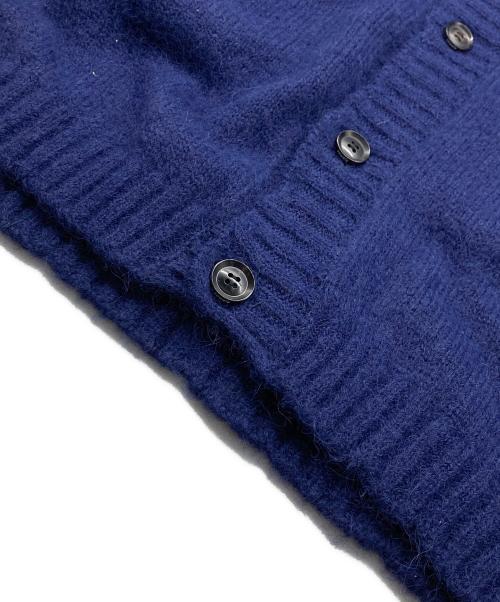 VOWELS（バウルズ）VOWELS (バウルズ) アルパカ混ニットカーディガン ネイビー サイズ:4の古着・服飾アイテム