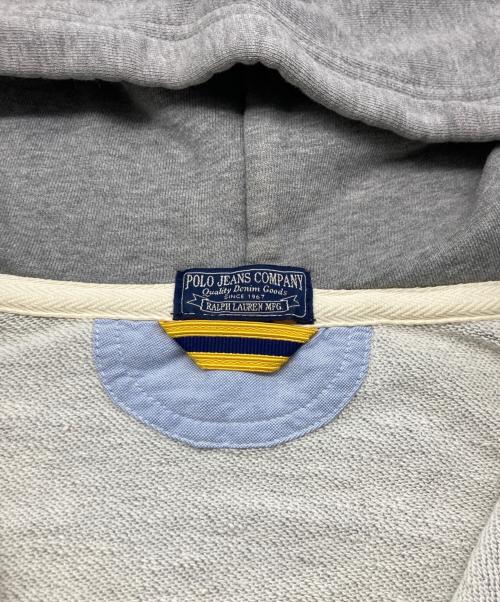 POLO JEANS COMPANY（ポロジーンズカンパニー）POLO JEANS COMPANY (ポロジーンズカンパニー) ジップアップパーカー グレー サイズ:Lの古着・服飾アイテム