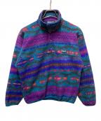 Patagoniaパタゴニア）の古着「サカジャウィア柄 シンチラスナップT」｜パープル