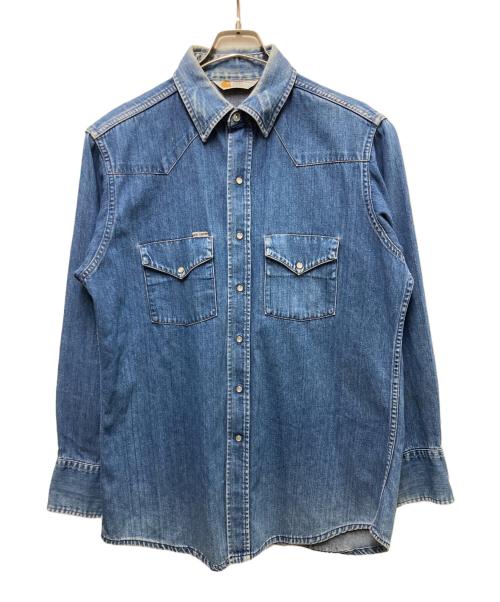 CarHartt（カーハート）CarHartt (カーハート) 80s デニムウエスタンシャツ インディゴ サイズ:不明（実寸サイズ参照）の古着・服飾アイテム