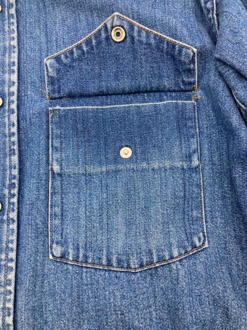 CarHartt（カーハート）CarHartt (カーハート) 80s デニムウエスタンシャツ インディゴ サイズ:不明（実寸サイズ参照）の古着・服飾アイテム