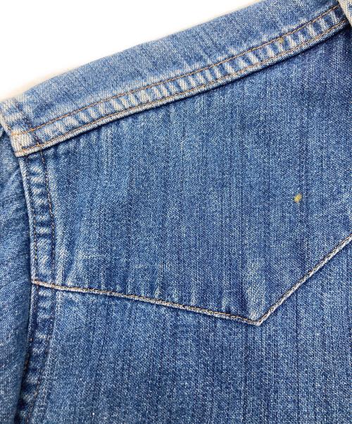 CarHartt（カーハート）CarHartt (カーハート) 80s デニムウエスタンシャツ インディゴ サイズ:不明（実寸サイズ参照）の古着・服飾アイテム