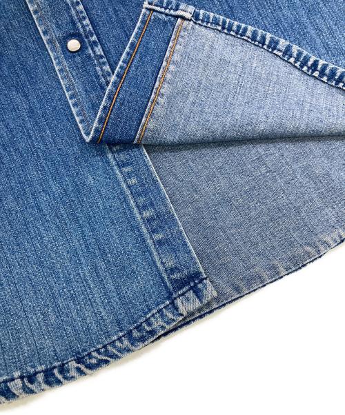 CarHartt（カーハート）CarHartt (カーハート) 80s デニムウエスタンシャツ インディゴ サイズ:不明（実寸サイズ参照）の古着・服飾アイテム