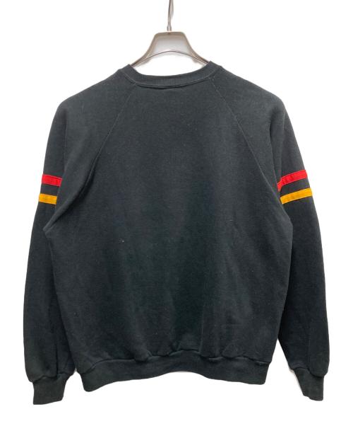 DISNEY（ディズニー）DISNEY (ディズニー) 80s ミッキー刺繍スウェット ブラック サイズ:XLの古着・服飾アイテム