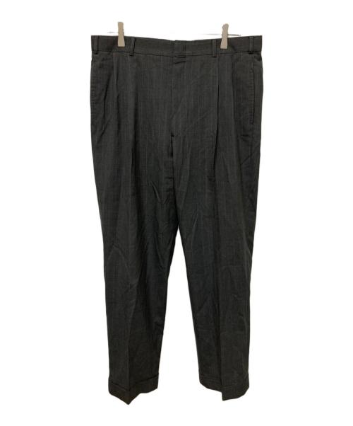 BROOKS BROTHERS（ブルックスブラザーズ）BROOKS BROTHERS (ブルックスブラザーズ) ストライプ2タックパンツ グレー サイズ:不明の古着・服飾アイテム