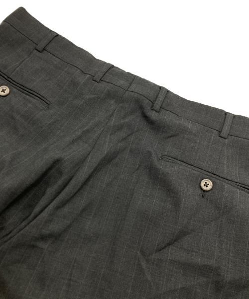 BROOKS BROTHERS（ブルックスブラザーズ）BROOKS BROTHERS (ブルックスブラザーズ) ストライプ2タックパンツ グレー サイズ:不明の古着・服飾アイテム