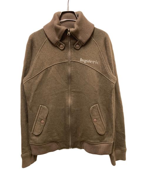 hysterics（ヒステリックス）hysterics (ヒステリックス) ジップアップジャケット ブラウン サイズ:FREEの古着・服飾アイテム
