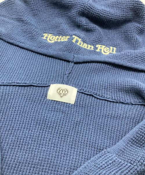 hotter than hell（ホッターザンヘル）hotter than hell (ホッターザンヘル) hood romper ブルー サイズ:FREEの古着・服飾アイテム