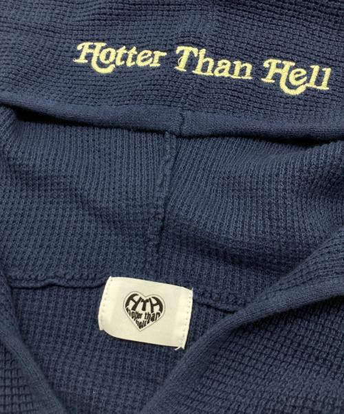hotter than hell（ホッターザンヘル）hotter than hell (ホッターザンヘル) hood romper ブルー サイズ:FREEの古着・服飾アイテム