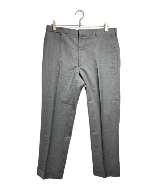 RALPH LAUREN Purple Label（ラルフ ローレン パープル レーベル）RALPH LAUREN Purple Label (ラルフ ローレン パープル レーベル) センタープレスパンツ グレー サイズ:34の古着・服飾アイテム
