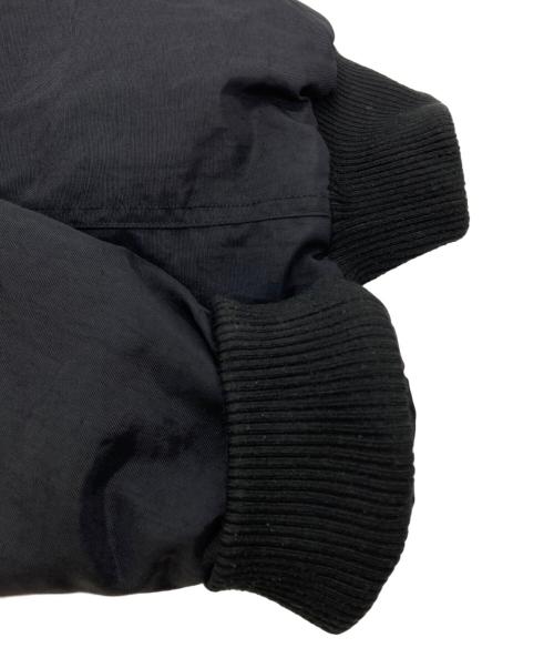 NO MAINTENANCE（ノーメンテナンス）NO MAINTENANCE (ノーメンテナンス) HIGH COLLAR RAW EDGE MILLITARY BOMBER ブラック サイズ:Ｌの古着・服飾アイテム