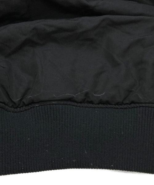 NO MAINTENANCE（ノーメンテナンス）NO MAINTENANCE (ノーメンテナンス) HIGH COLLAR RAW EDGE MILLITARY BOMBER ブラック サイズ:Ｌの古着・服飾アイテム