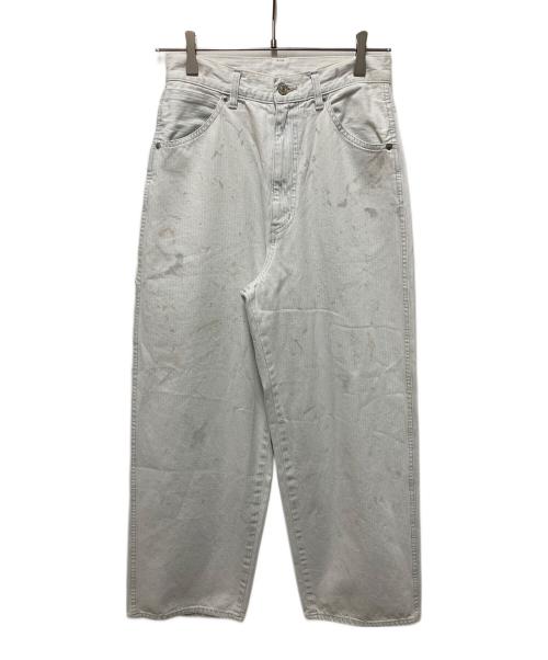 JOHNBULL（ジョンブル）JOHNBULL (ジョンブル) ヒッコリーストライプペインターパンツ ブルー サイズ:26の古着・服飾アイテム