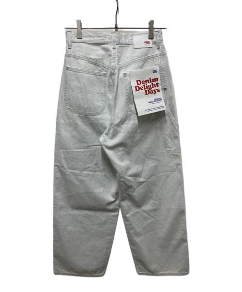 JOHNBULL（ジョンブル）JOHNBULL (ジョンブル) ヒッコリーストライプペインターパンツ ブルー サイズ:26の古着・服飾アイテム