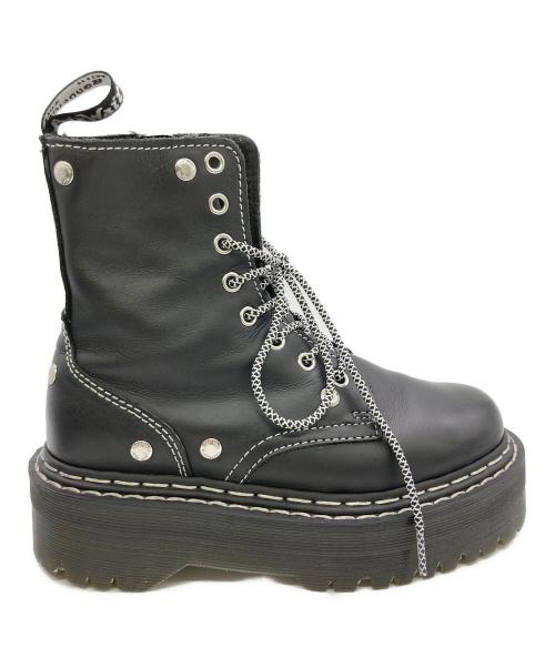 Dr.Martens（ドクターマーチン）Dr.Martens (ドクターマーチン) JADON ホワイトダブルステッチ 8 ホール ブーツ ブラック サイズ:	SIZE UK4の古着・服飾アイテム