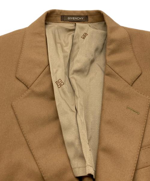 GIVENCHY（ジバンシィ）GIVENCHY (ジバンシィ) 2Bテーラードジャケット ブラウン サイズ:不明の古着・服飾アイテム