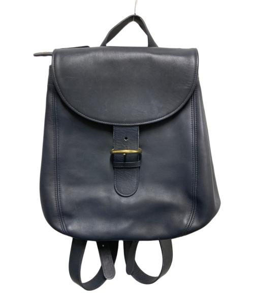 COACH（コーチ）COACH (コーチ) レザーリュック ネイビーの古着・服飾アイテム