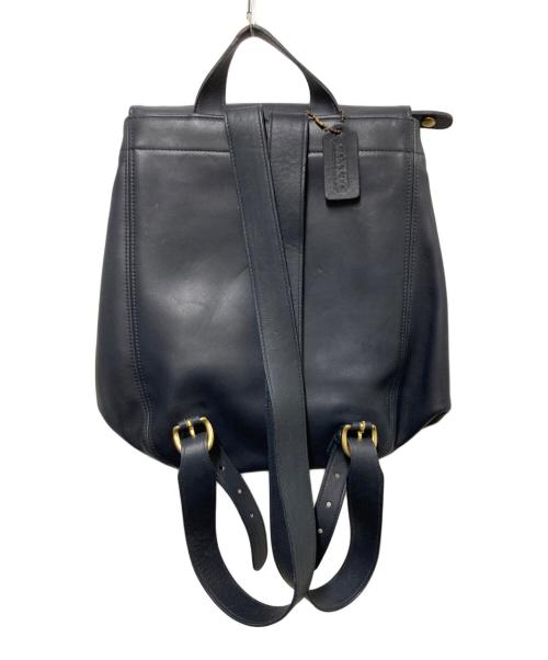 COACH（コーチ）COACH (コーチ) レザーリュック ネイビーの古着・服飾アイテム