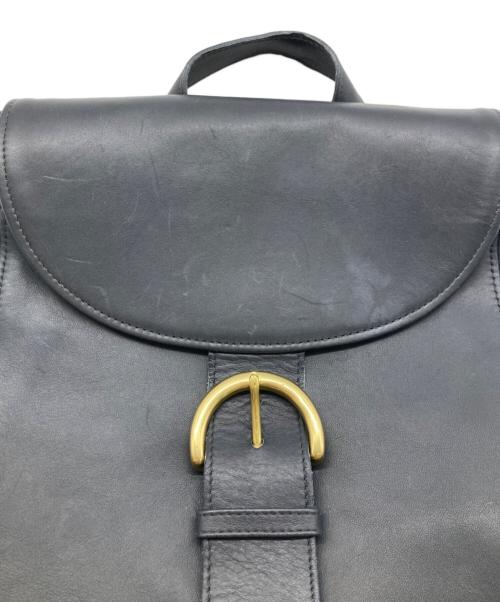 COACH（コーチ）COACH (コーチ) レザーリュック ネイビーの古着・服飾アイテム
