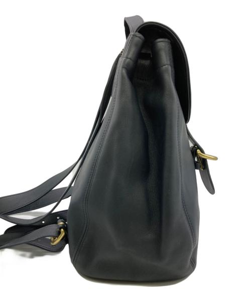 COACH（コーチ）COACH (コーチ) レザーリュック ネイビーの古着・服飾アイテム