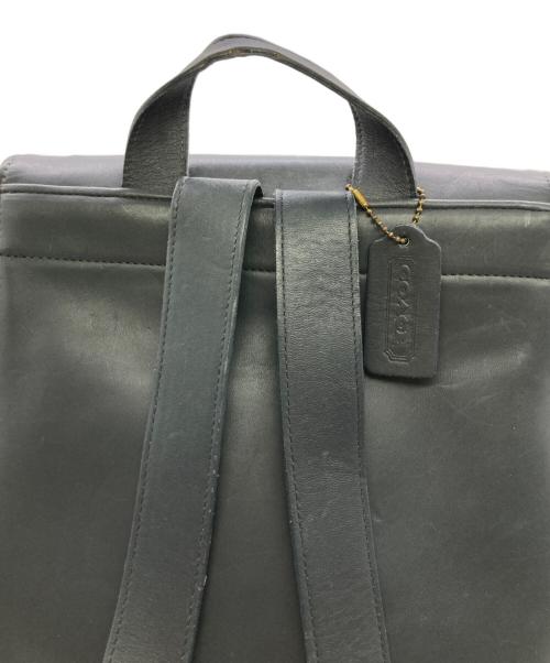 COACH（コーチ）COACH (コーチ) レザーリュック ネイビーの古着・服飾アイテム