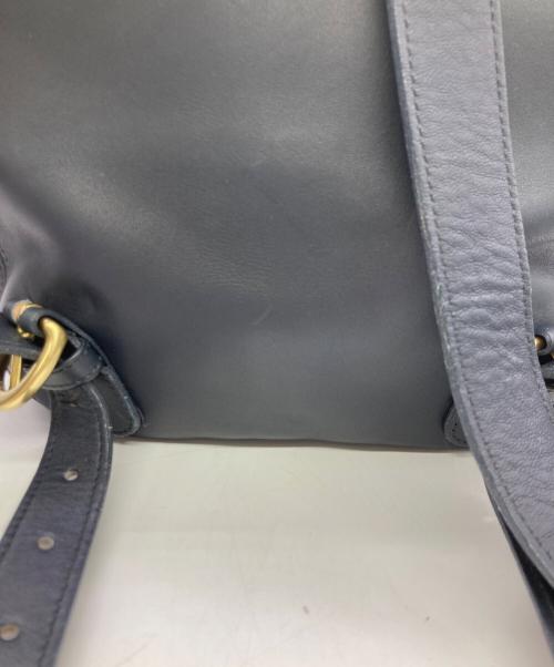 COACH（コーチ）COACH (コーチ) レザーリュック ネイビーの古着・服飾アイテム