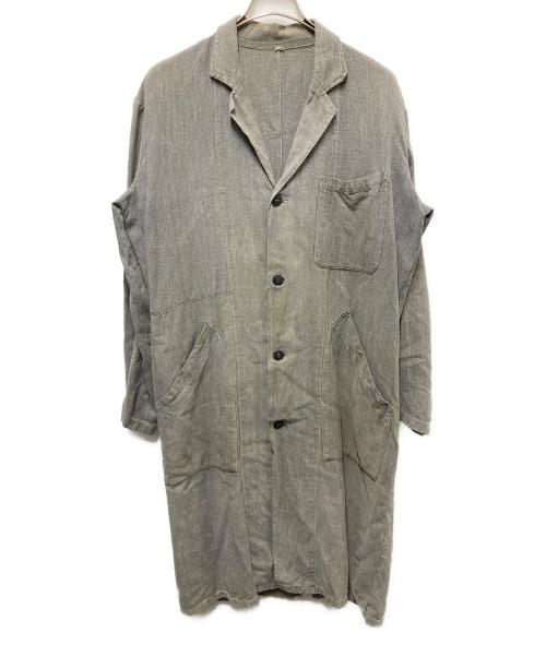 AU MOLINEL（オモリネル）Au Molinel (オモリネル) シャンブレーアトリエコート ブラック サイズ:1の古着・服飾アイテム