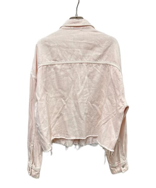 ALL SAINTS（オールセインツ）ALL SAINTS (オールセインツ) シャツジャケット ピンク サイズ:M/Lの古着・服飾アイテム