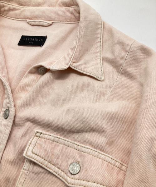 ALL SAINTS（オールセインツ）ALL SAINTS (オールセインツ) シャツジャケット ピンク サイズ:M/Lの古着・服飾アイテム