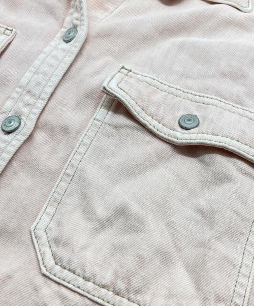 ALL SAINTS（オールセインツ）ALL SAINTS (オールセインツ) シャツジャケット ピンク サイズ:M/Lの古着・服飾アイテム