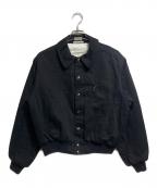 STEFAN COOKEステファンクック）の古着「バーシティジャケット/Varsity jacket」｜ブラック