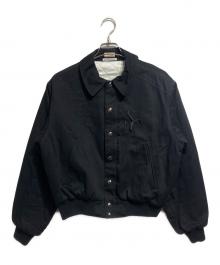 STEFAN COOKE（ステファンクック）の古着「バーシティジャケット/Varsity jacket」｜ブラック