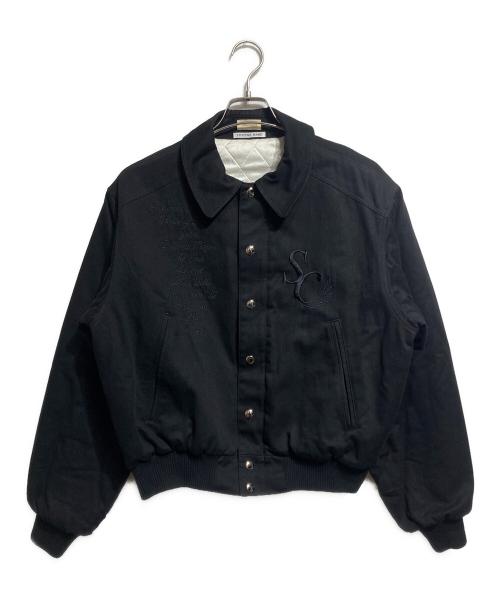 STEFAN COOKE（ステファンクック）STEFAN COOKE (ステファンクック) バーシティジャケット/Varsity jacket ブラック サイズ:Mの古着・服飾アイテム