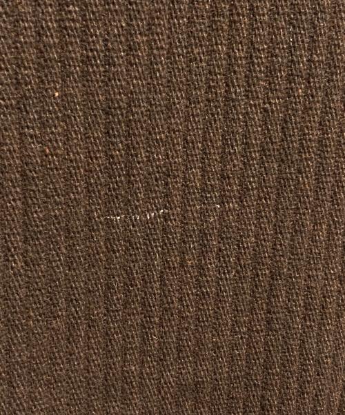 Abelia Edoward goucha（アベリア エドワード ゴウチャ）Abelia Edoward goucha (アベリア エドワード ゴウチャ) LINED EASTER SHIRT/イースターシャツ ブラウン サイズ:Fの古着・服飾アイテム