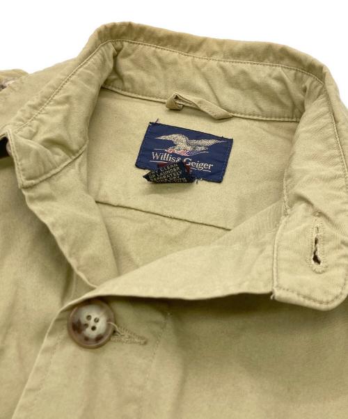 Willis&Geiger（ウィリスアンドガイガー）WILLIS&GEIGER (ウィリスアンドガイガー) 90s サファリジャケット ベージュ サイズ:SIZE 36の古着・服飾アイテム