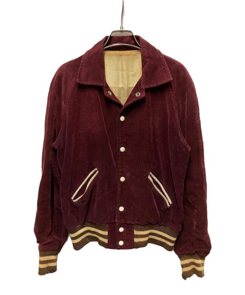 HOWE（ハウ）HOWE (ハウ) スタジャン ワインレッド サイズ:不明の古着・服飾アイテム