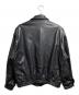 YOKE (ヨーク) LEATHER FLIGHT JACKET ブラック サイズ:2：85000円