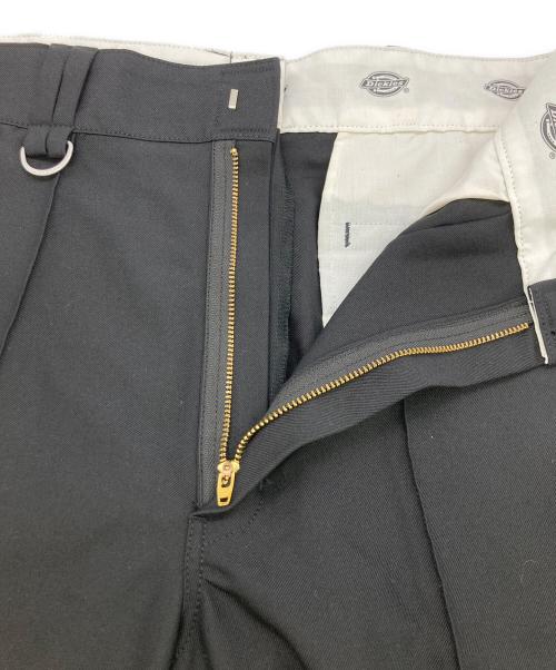 Dickies（ディッキーズ）Dickies (ディッキーズ) JOURNAL STANDARD relume (ジャーナルスタンダード レリューム) 別注 ピンタック ワイドスラックス ブラック サイズ:Mの古着・服飾アイテム