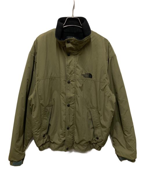 THE NORTH FACE（ザ ノース フェイス）THE NORTH FACE (ザ ノース フェイス) 裏フリースナイロンジャケット オリーブ サイズ:ⅬⅬの古着・服飾アイテム