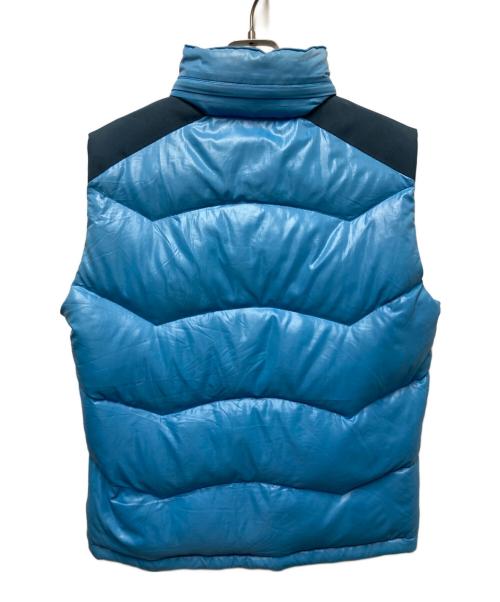 MILLET（ミレー）MILLET (ミレー) レトロダウンベスト スカイブルー サイズ:	SIZE J:Mの古着・服飾アイテム