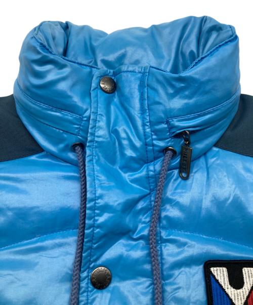 MILLET（ミレー）MILLET (ミレー) レトロダウンベスト スカイブルー サイズ:	SIZE J:Mの古着・服飾アイテム